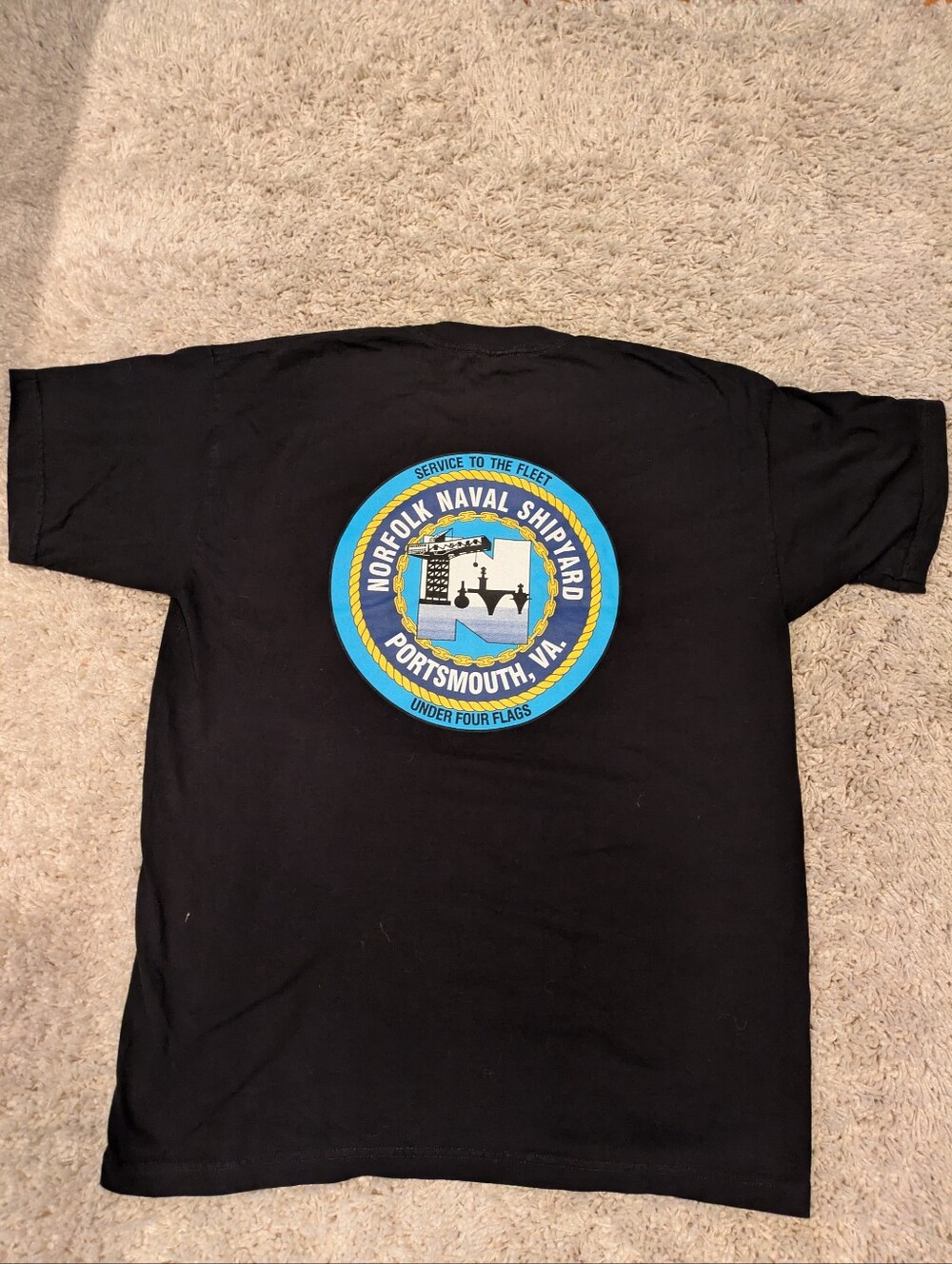 Norfolk Navel Shipyard, Portsmouth, VA X-Large T-shirt 100% Cotton